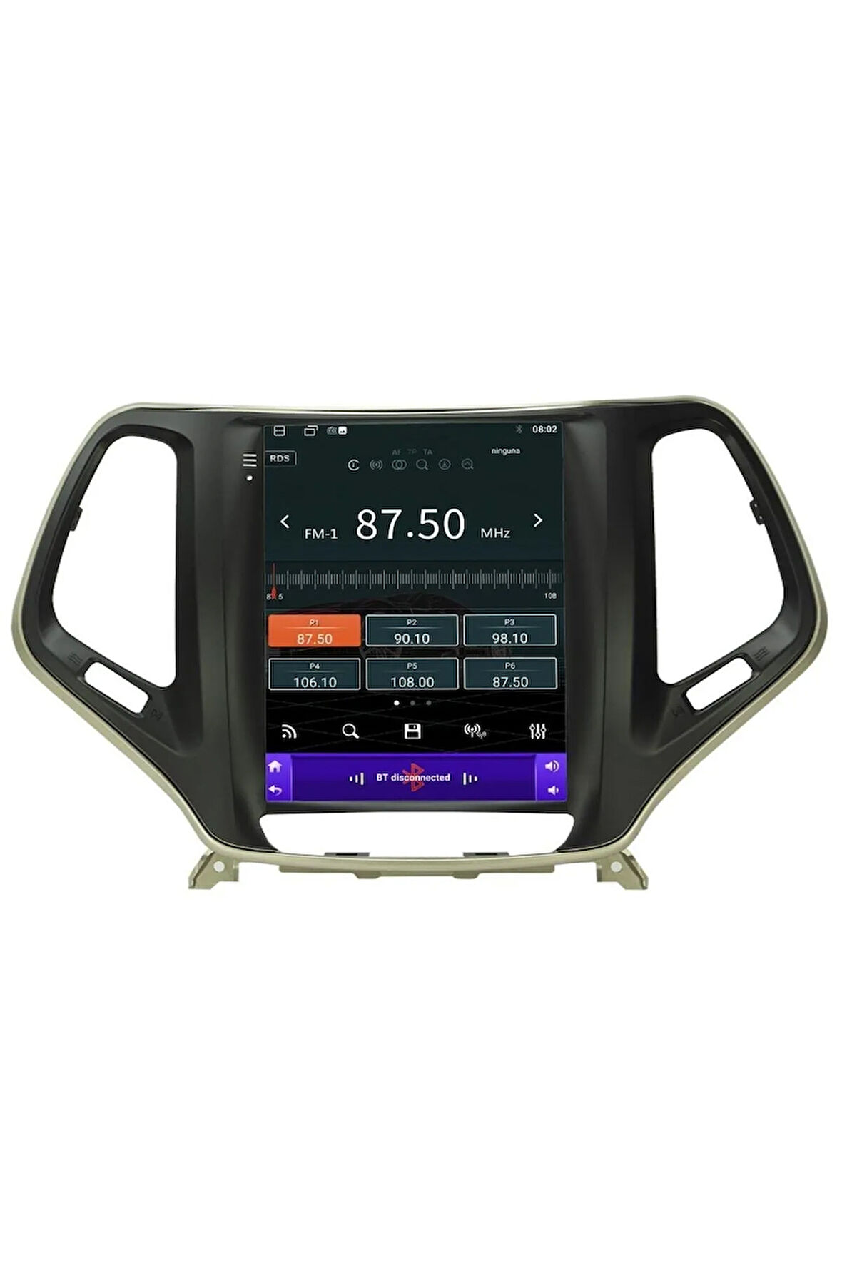 JEEP CHEROKEE ANDROİD 10 MULTİMEDYA CARPLAY 2GB RAM+32GB HDD NAVİGASYON TESLA EKRAN