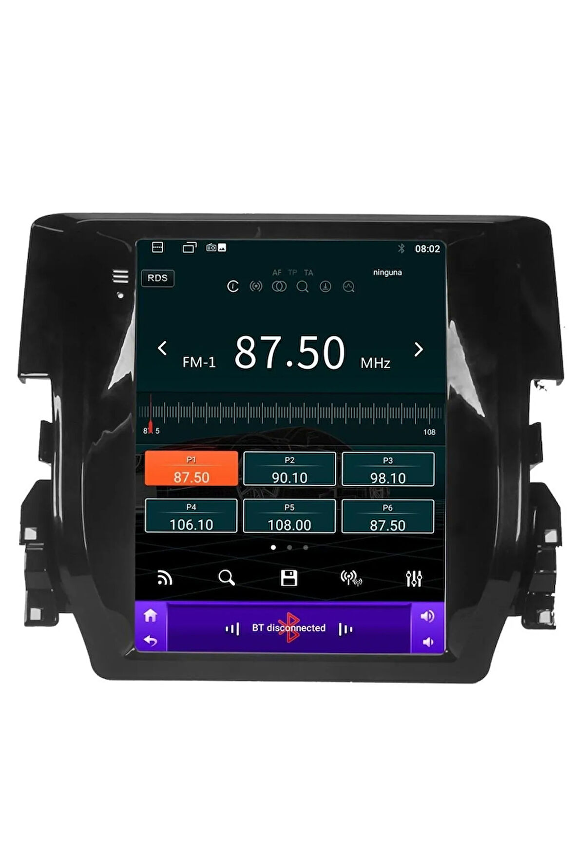 HONDA CİVİC FC5 ANDROİD 10 MULTİMEDYA CARPLAY 2GB RAM+32GB HDD NAVİGASYON TESLA EKRAN