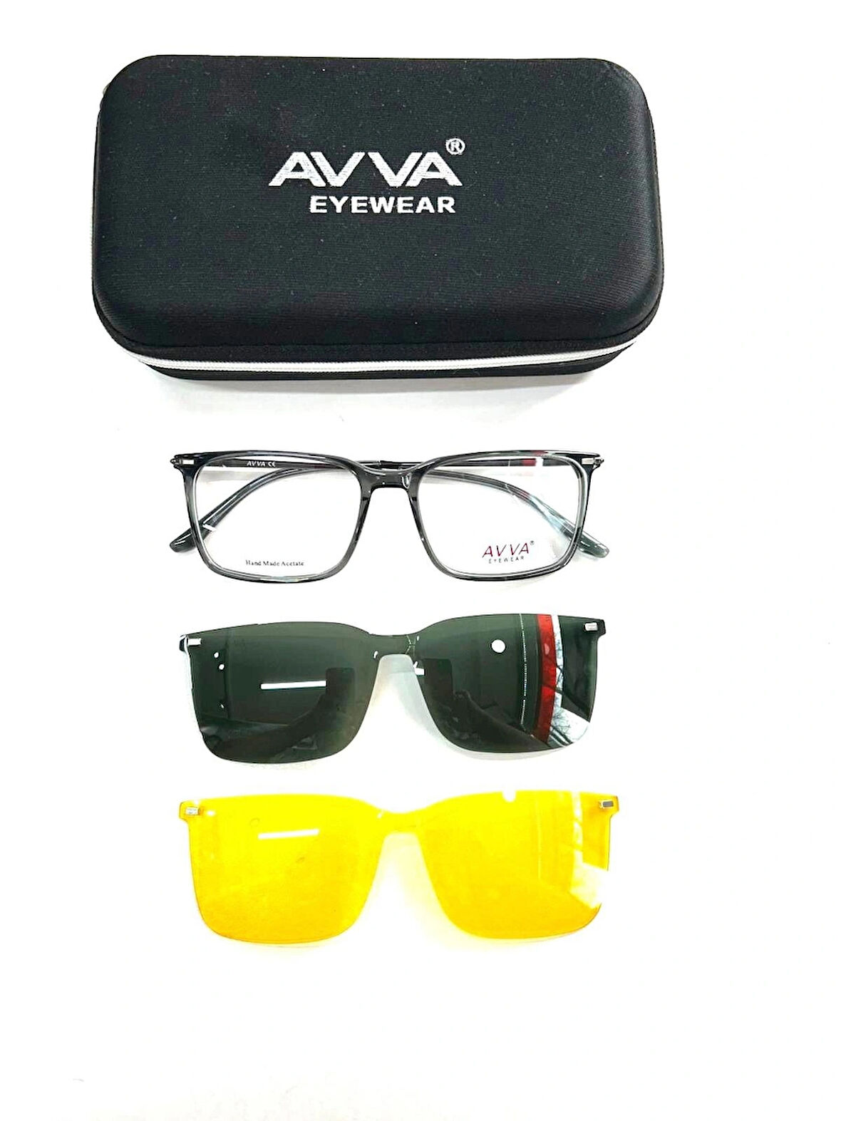 AVVA 9358 C3 POLARİZE&ANTİFAR KLİPSLİ ERKEK GÜNEŞ GÖZLÜĞÜ