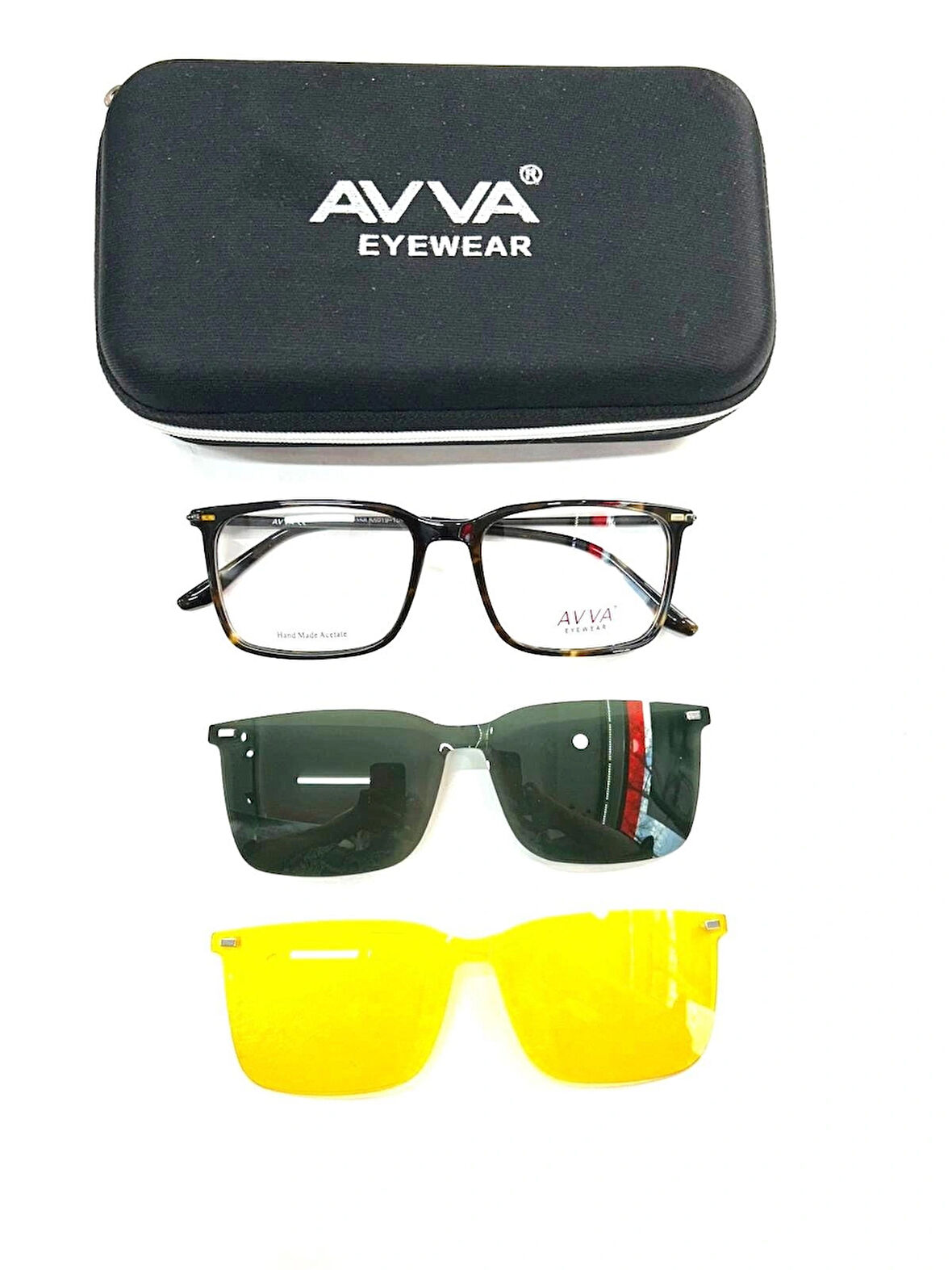 AVVA 9358 C8 POLARİZE&ANTİFAR KLİPSLİ ERKEK GÜNEŞ GÖZLÜĞÜ