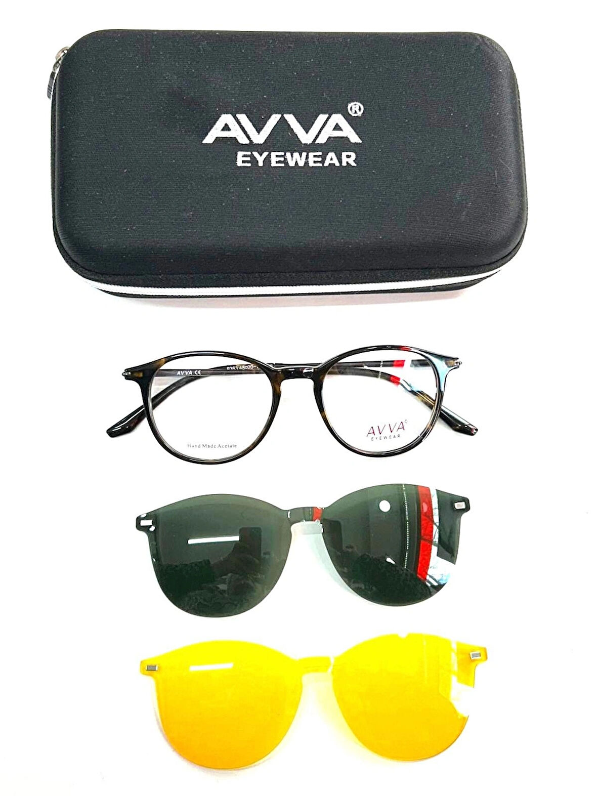 AVVA 9363 C9 POLARİZE&ANTİFAR KLİPSLİ UNİSEX GÜNEŞ GÖZLÜĞÜ