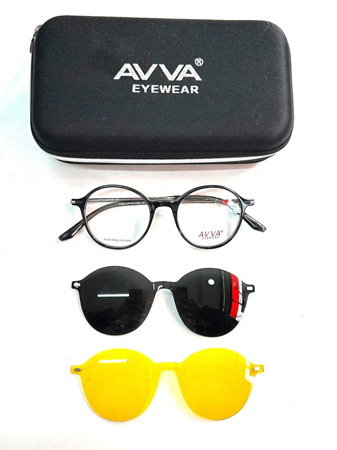 AVVA 9365 C2 POLARİZE&ANTİFAR KLİPSLİ UNİSEX GÜNEŞ GÖZLÜĞÜ