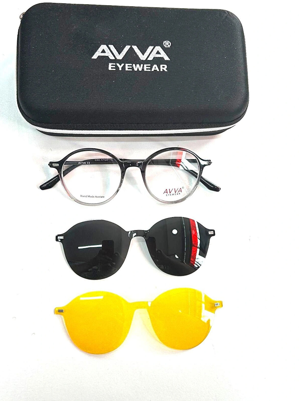 AVVA 9365 C10 POLARİZE&ANTİFAR KLİPSLİ UNİSEX GÜNEŞ GÖZLÜĞÜ