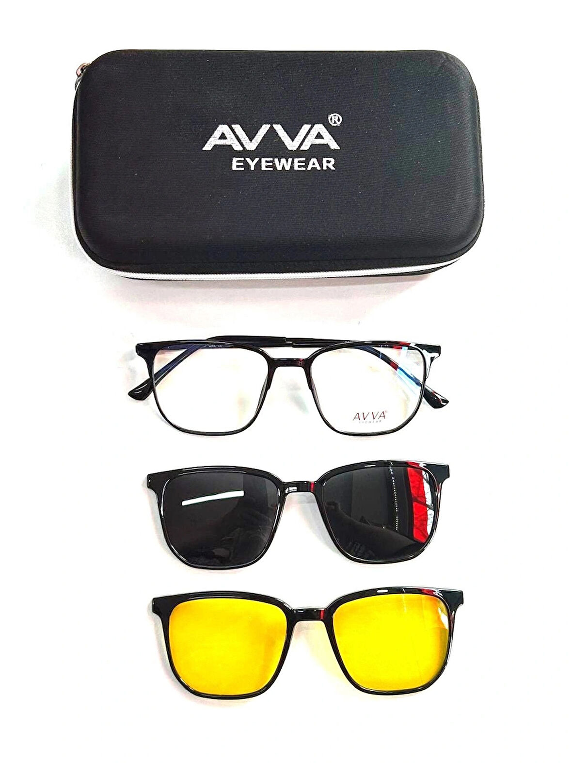 AVVA 2125 C5 POLARİZE&ANTİFAR KLİPSLİ ERKEK  GÜNEŞ GÖZLÜĞÜ