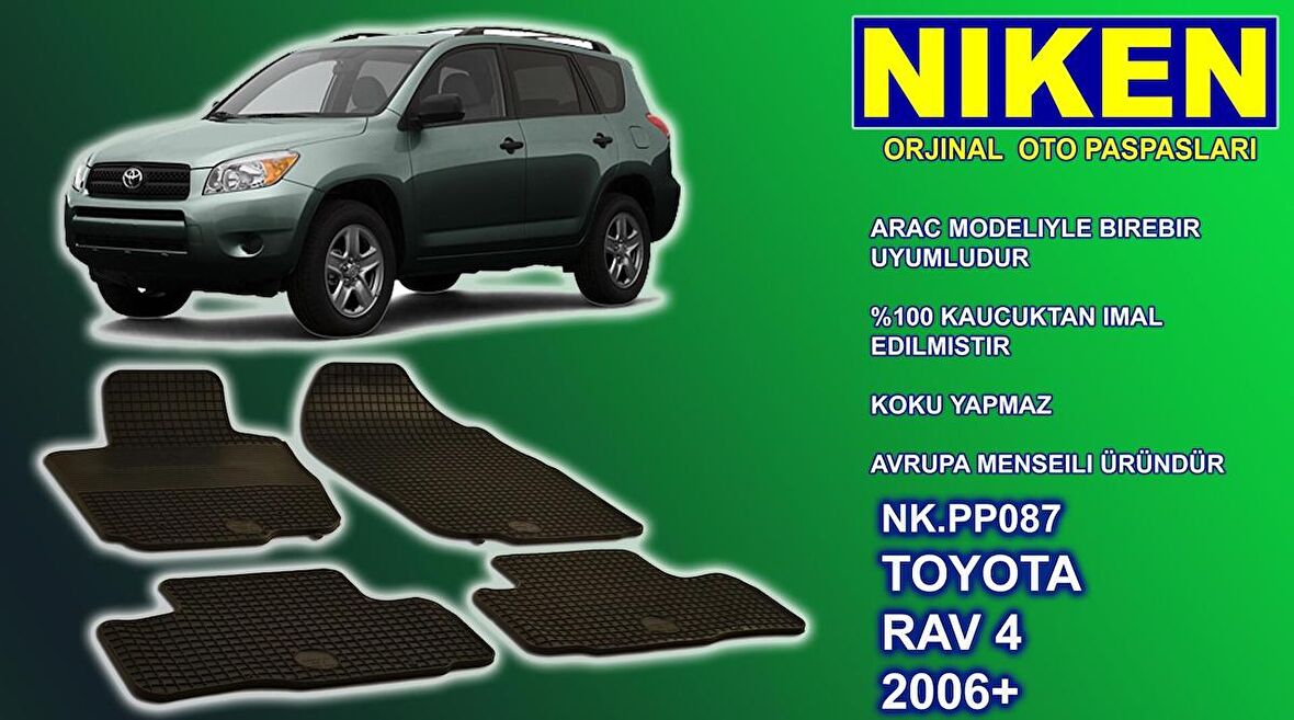 Toyota Raw 4 paspas kauçuk oem germany 2006-2013 Arası NİKEN