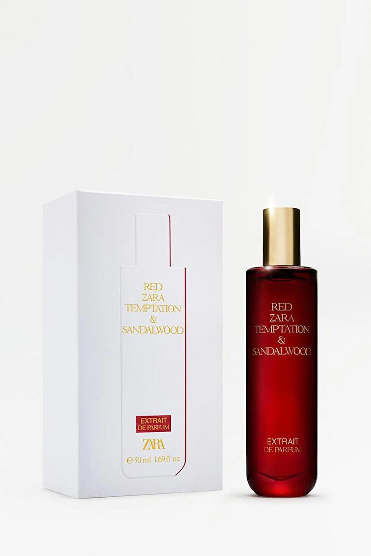 RED ZARA TEMPTATION SANDALWOOD EXTRAIT DE PARFUM 50ML (1.7 FL. OZ).