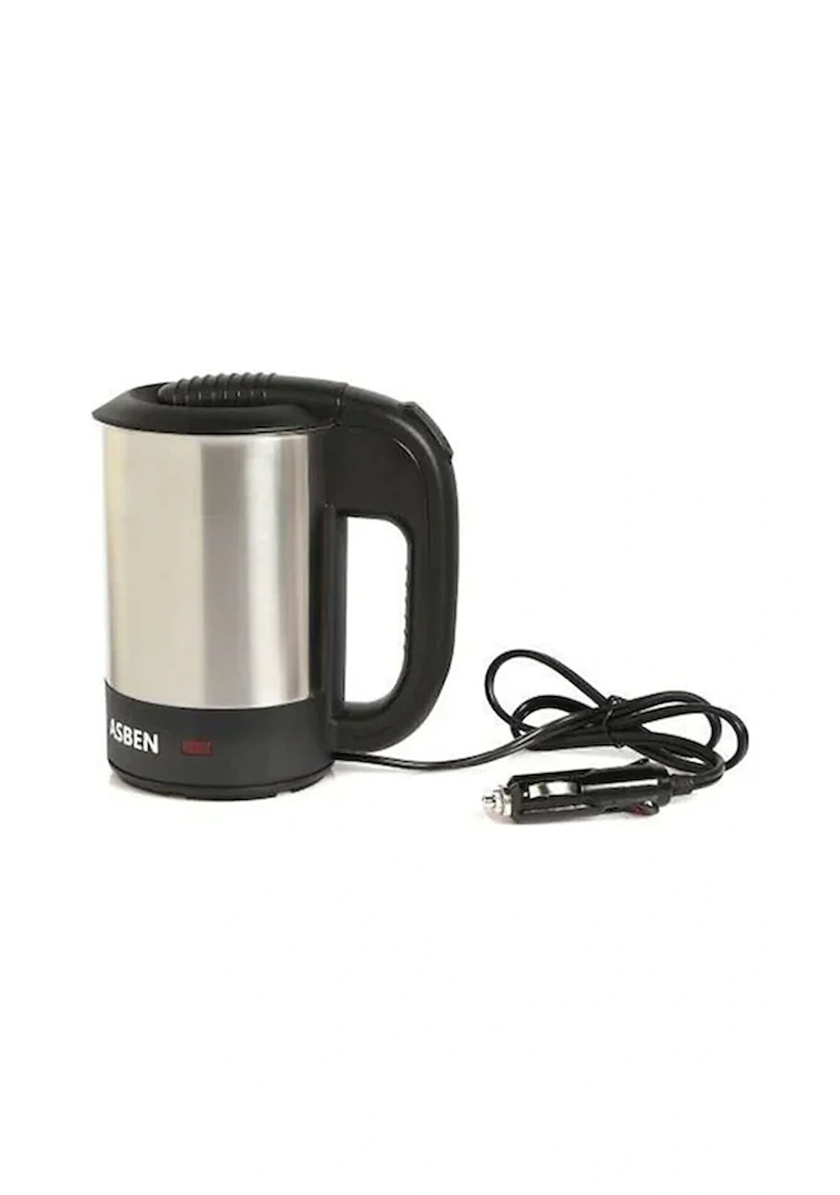 Otomatik Çelik 12v Araç Çakmak Girişli Su Isıtıcı Kettle 500ml