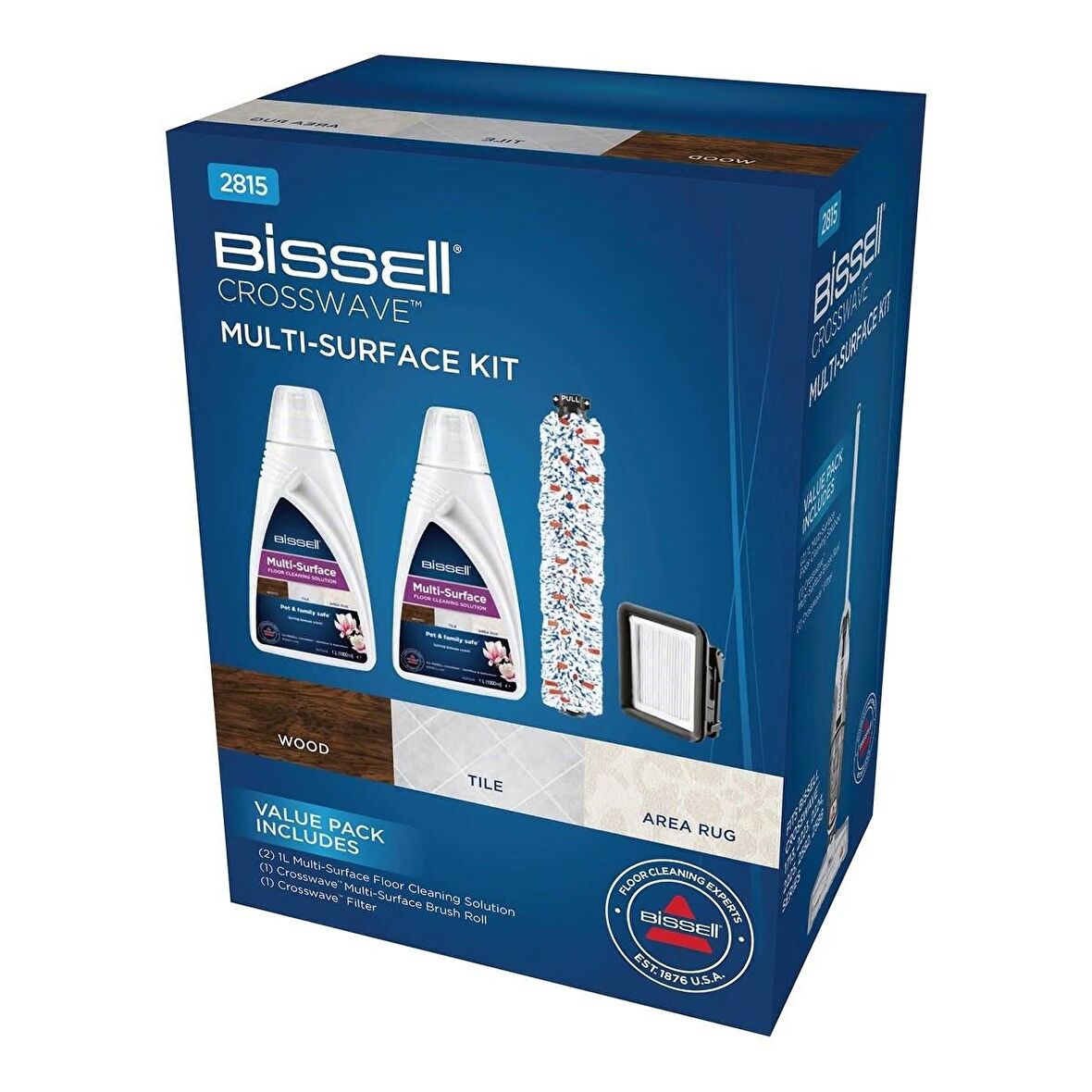 Bissell 2815 Çoklu 2 Lt. Yüzey Temizleme Seti Hijyenbox