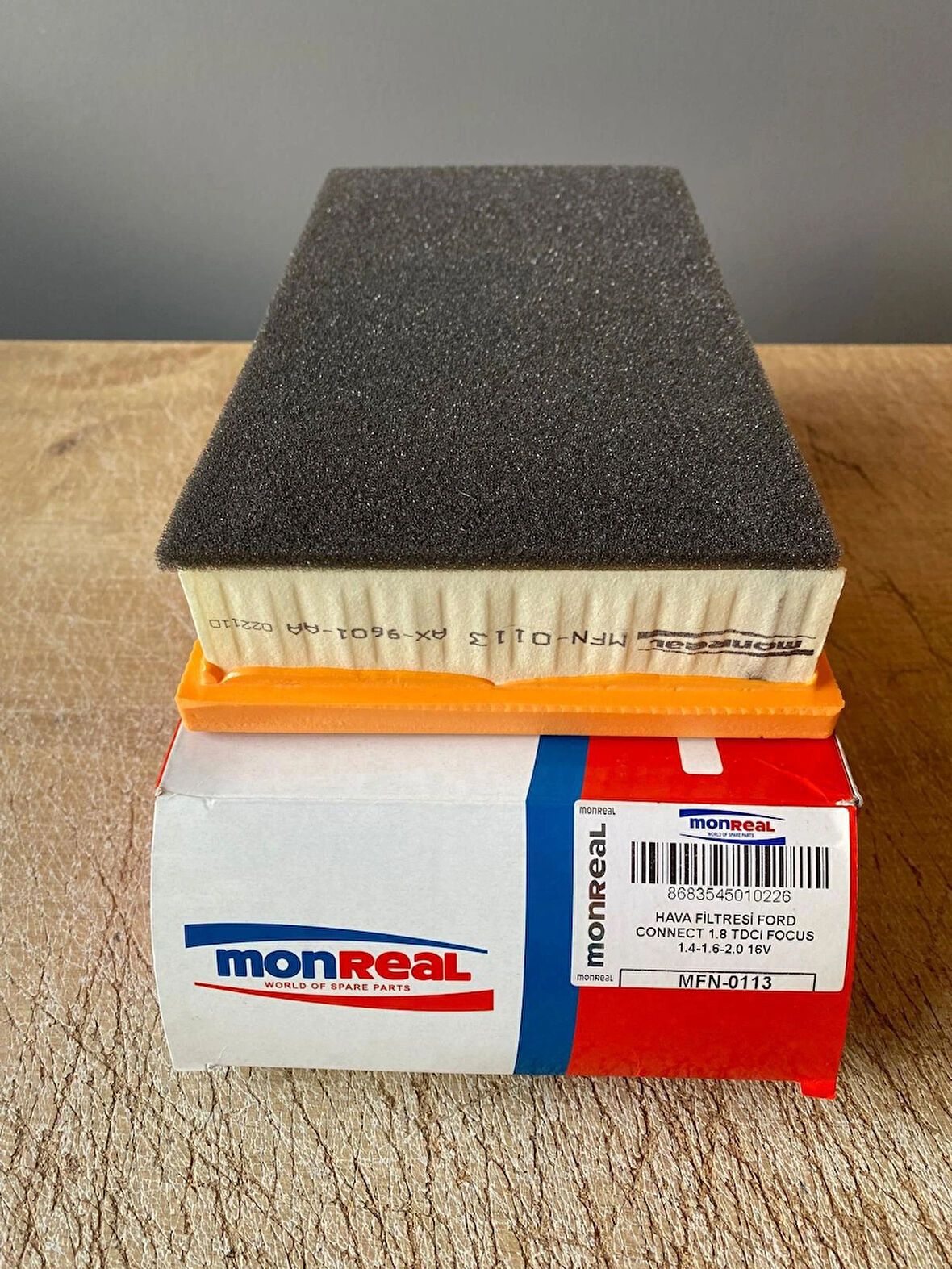 Monreal MFN-0113 Hava Filtresi FORD CONNECT 1.8TDCI 75HP 90HP (02-13) FOCUS 1.4-1.6-2.0 16V 98AX9601AA