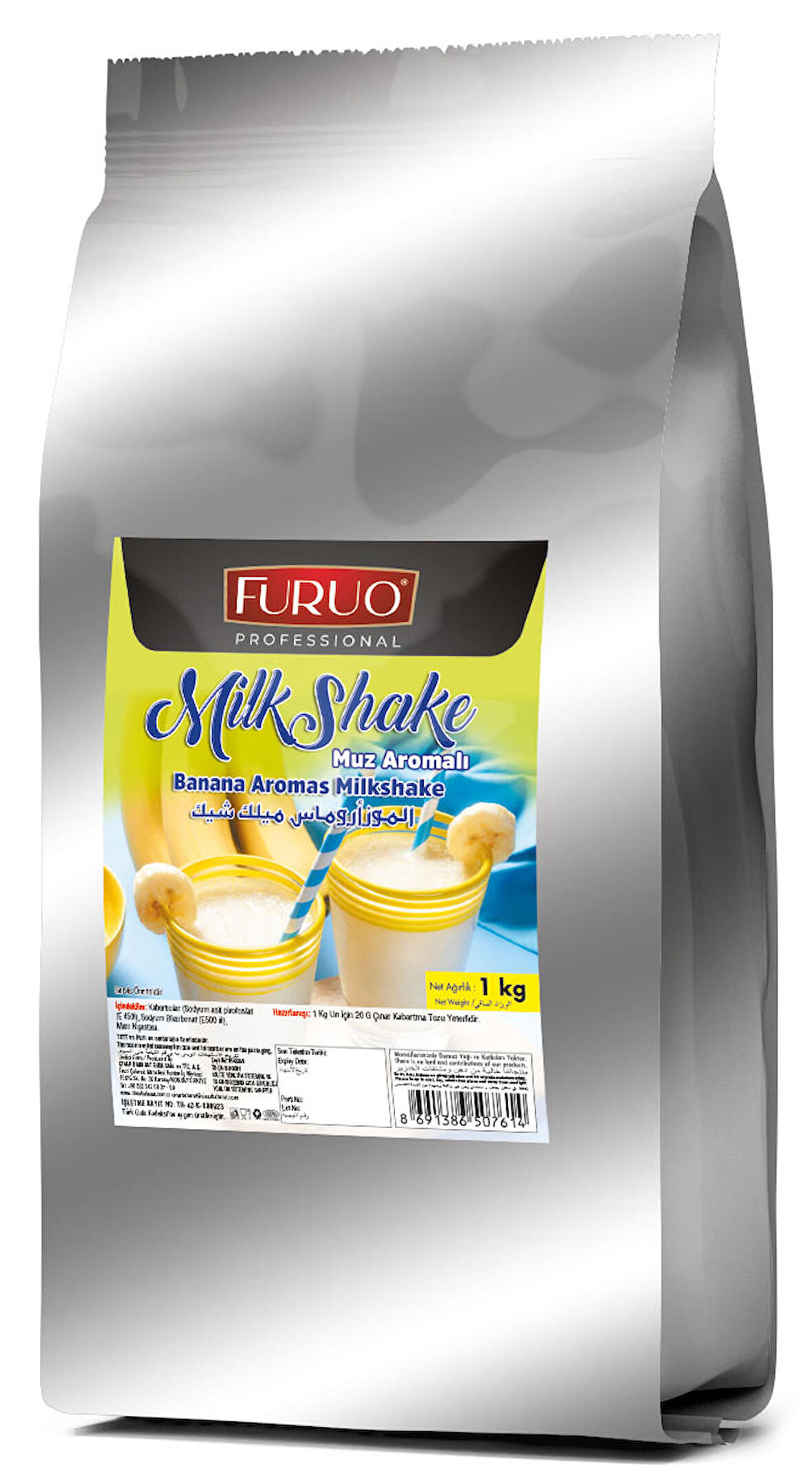 FURUO MILK SHAKE MUZ AROMALI 10 x 1 kg