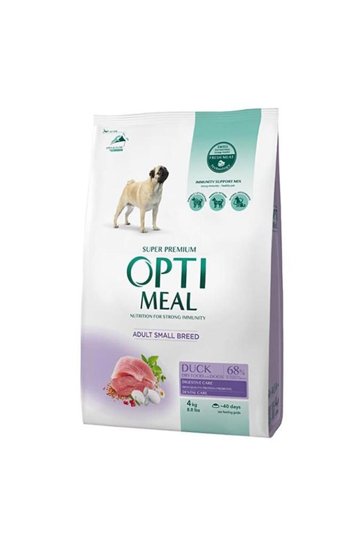 Optimeal Super Premium Small Ördek Etli Küçük Irk Yetişkin Köpek Maması 4 Kg