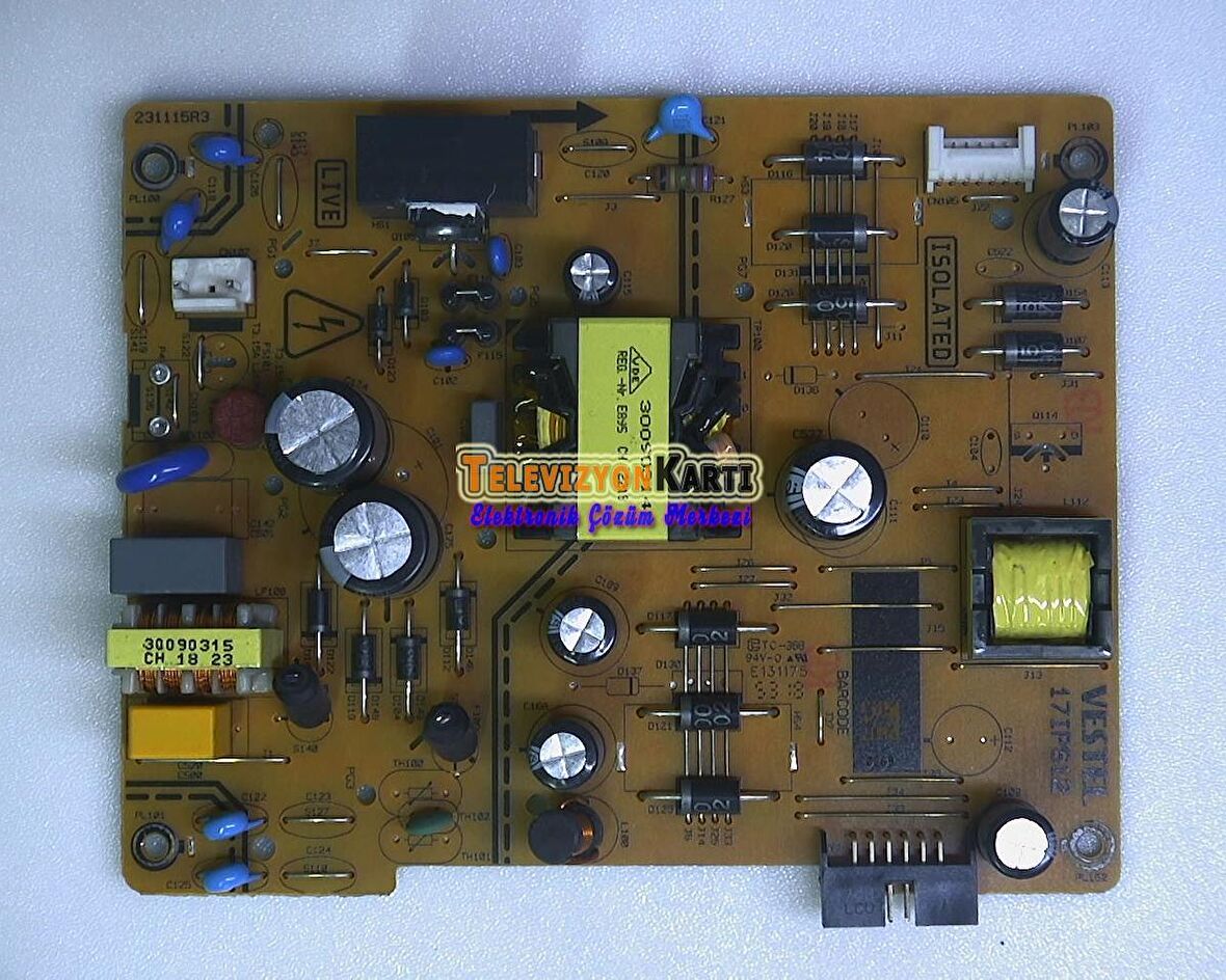 Vestel 48FD7300 Power Board 17IPS12 23321119