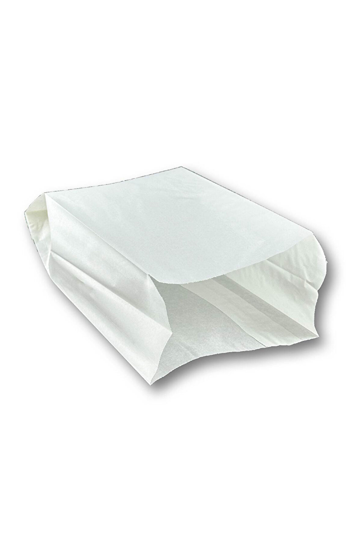 Büyük Boy Yağlı Kese Kağıdı, Hediye Paketi 15x28,5cm Beyaz Renk 100 Adet