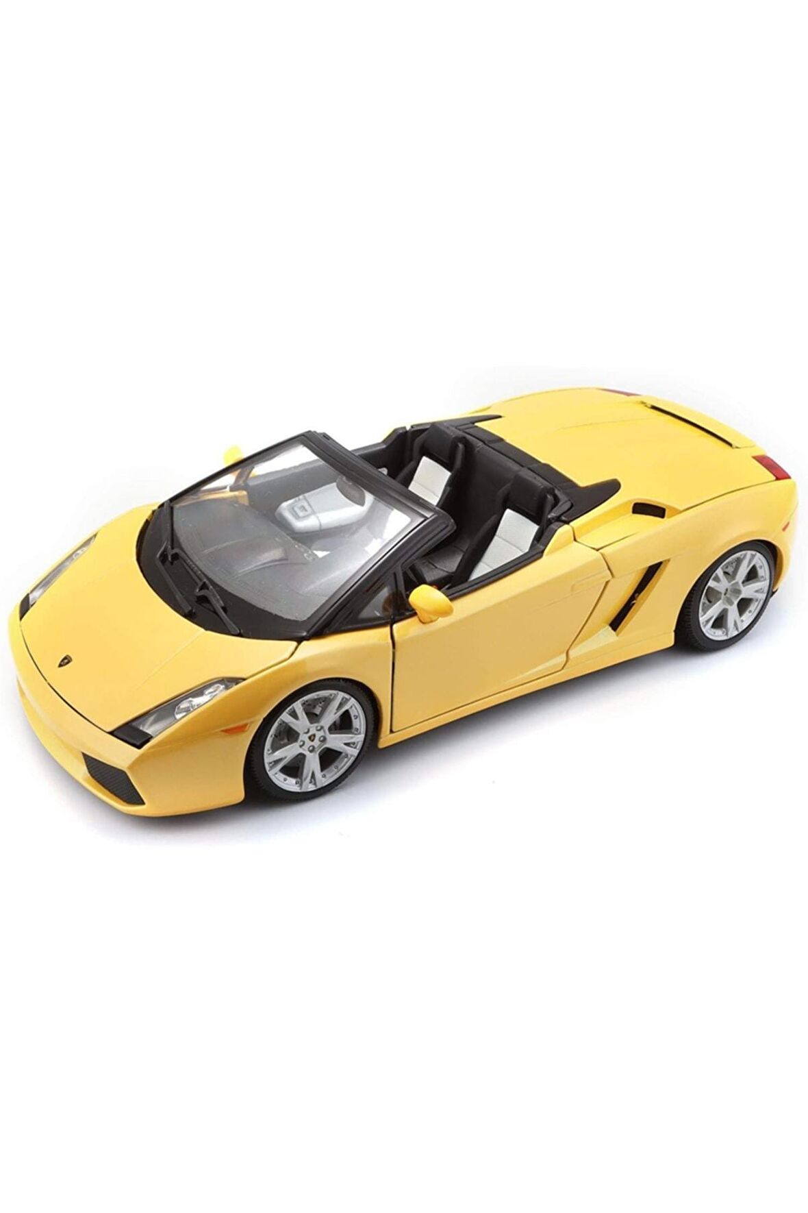 Burago 1:18 Lamborghini Gallardo Spyder Model Araba Sarı Lamborghini Gallardo Spyder Araba