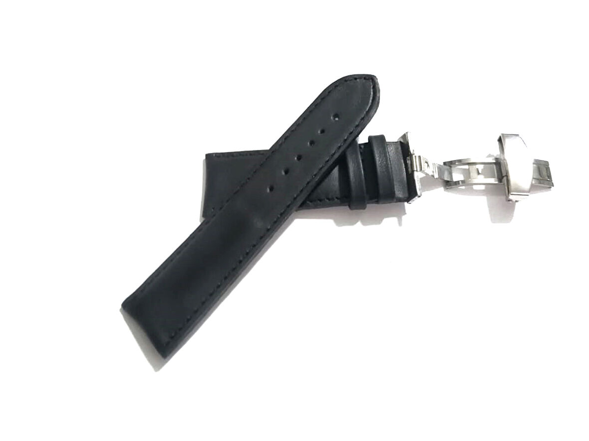 Fado Her Saate Uygun  Kelebek  Toka   24 MM    Hakiki Deri (256) GUMUŞ TOKA  SİYAH
