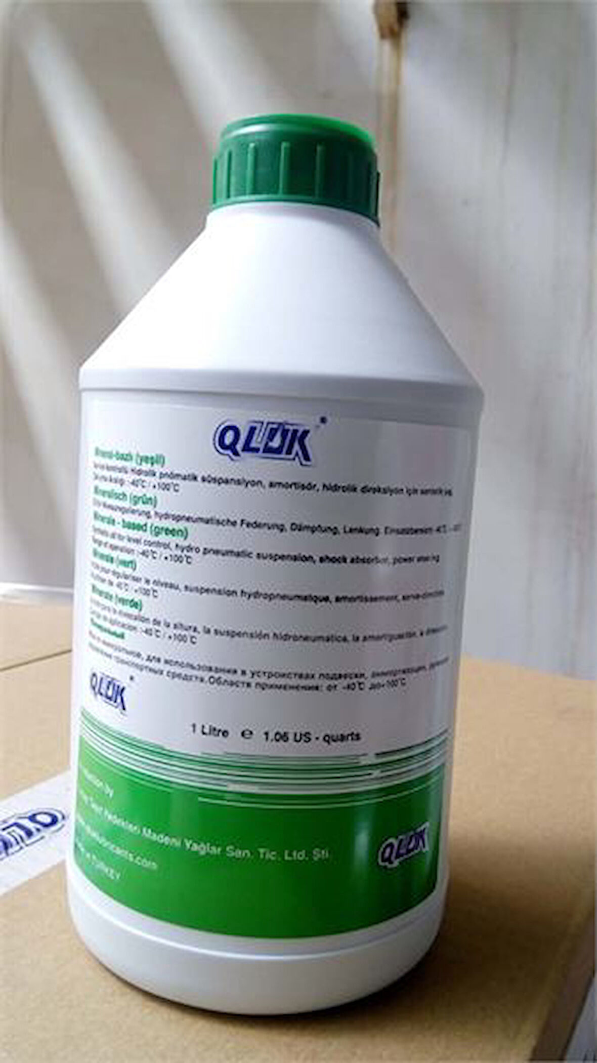 1 LİTRE YEŞİL ATF SENTETİK YAĞ (PALETTE 72 KOLİ)