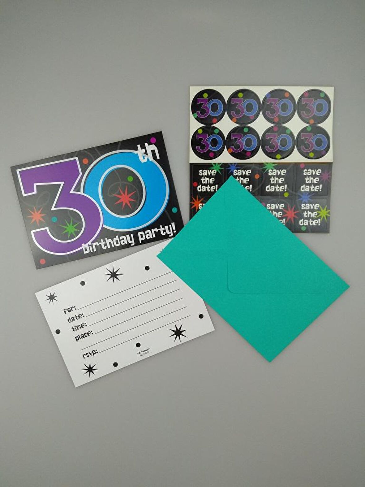 30 YAŞ DAVETİYE 8'Lİ