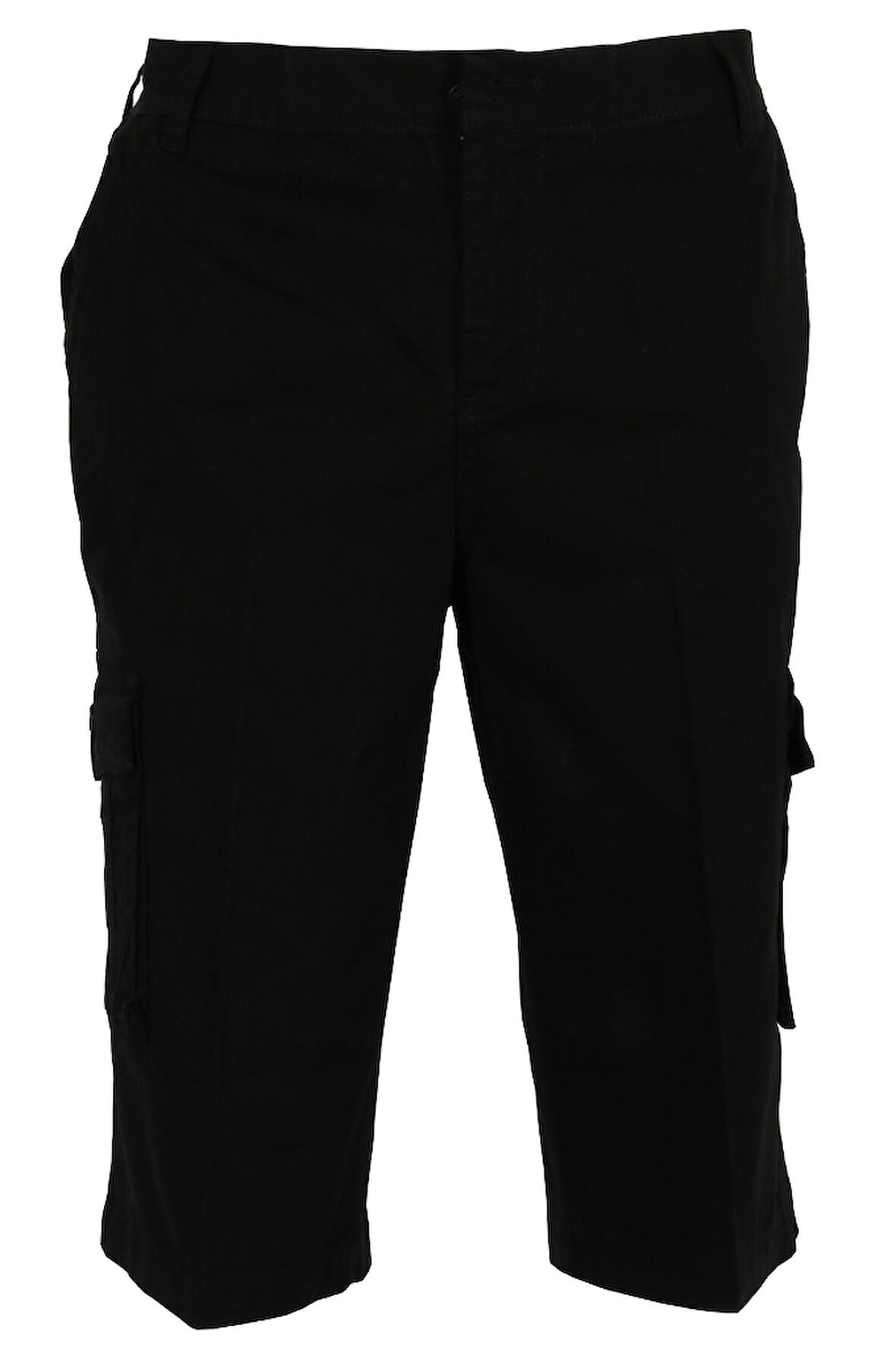 Erkek Keten Kapri Kargo Cep Bermuda Regular RAR01355