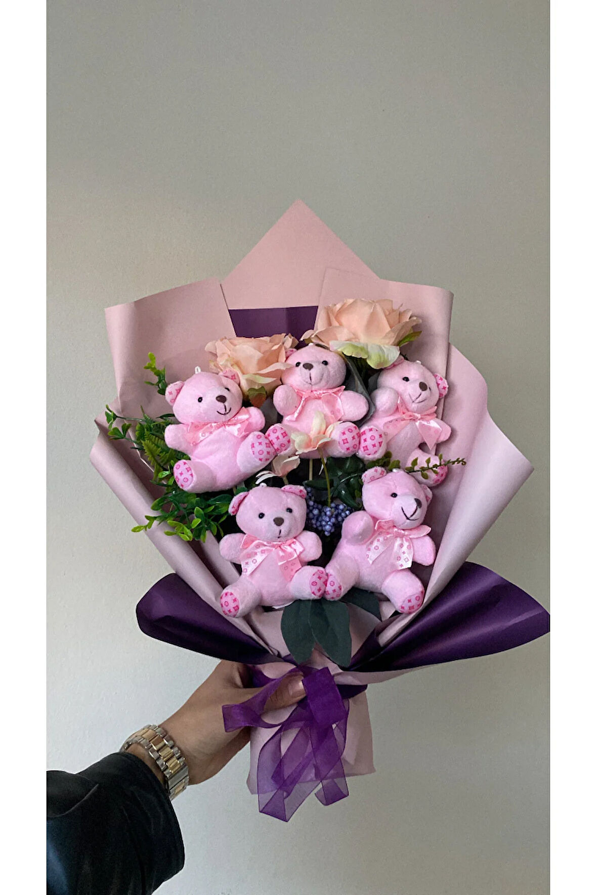 Pembe Ayıcık Buketi