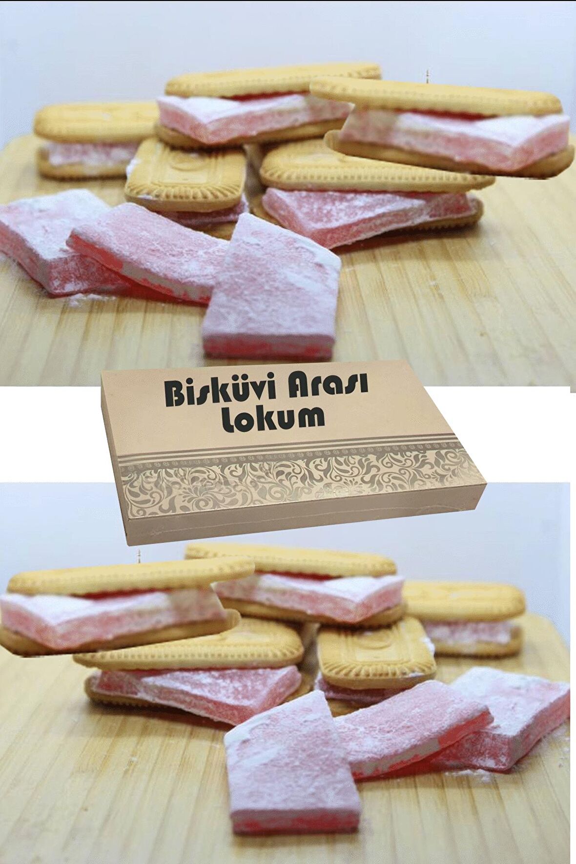 1000 gr Bisküvi Arası Lokum Afyonkarahisar  