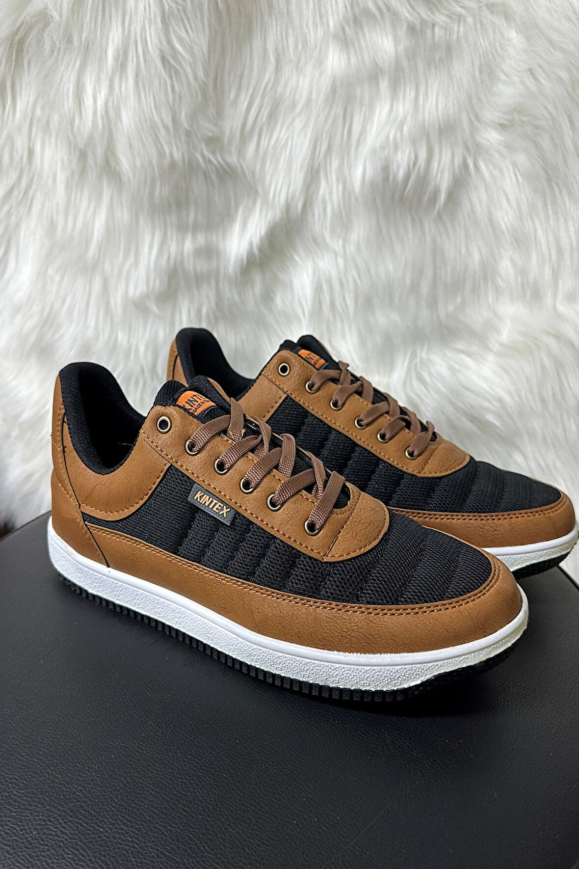 Günlük Erkek Sneaker Bağcıklı Hafif Rahat Fileli Hava Alabilen Yürüyüş Spor Ayakkabısı 014 