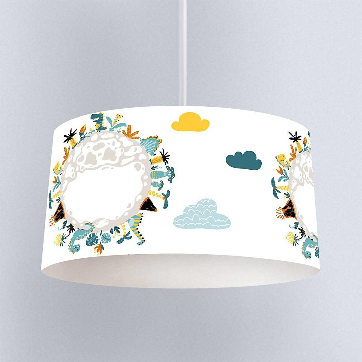 Çocuk Odası Dijital Baskılı Sarkıt Avize Model 1404