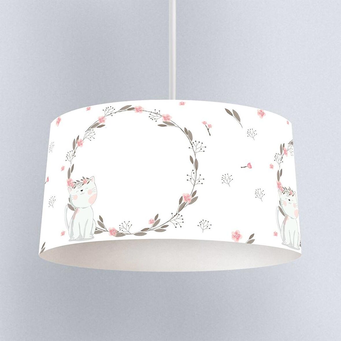 Çocuk Odası Dijital Baskılı Sarkıt Avize Model 1417