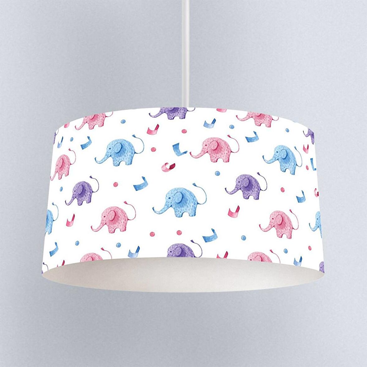 Çocuk Odası Dijital Baskılı Sarkıt Avize Model 1422