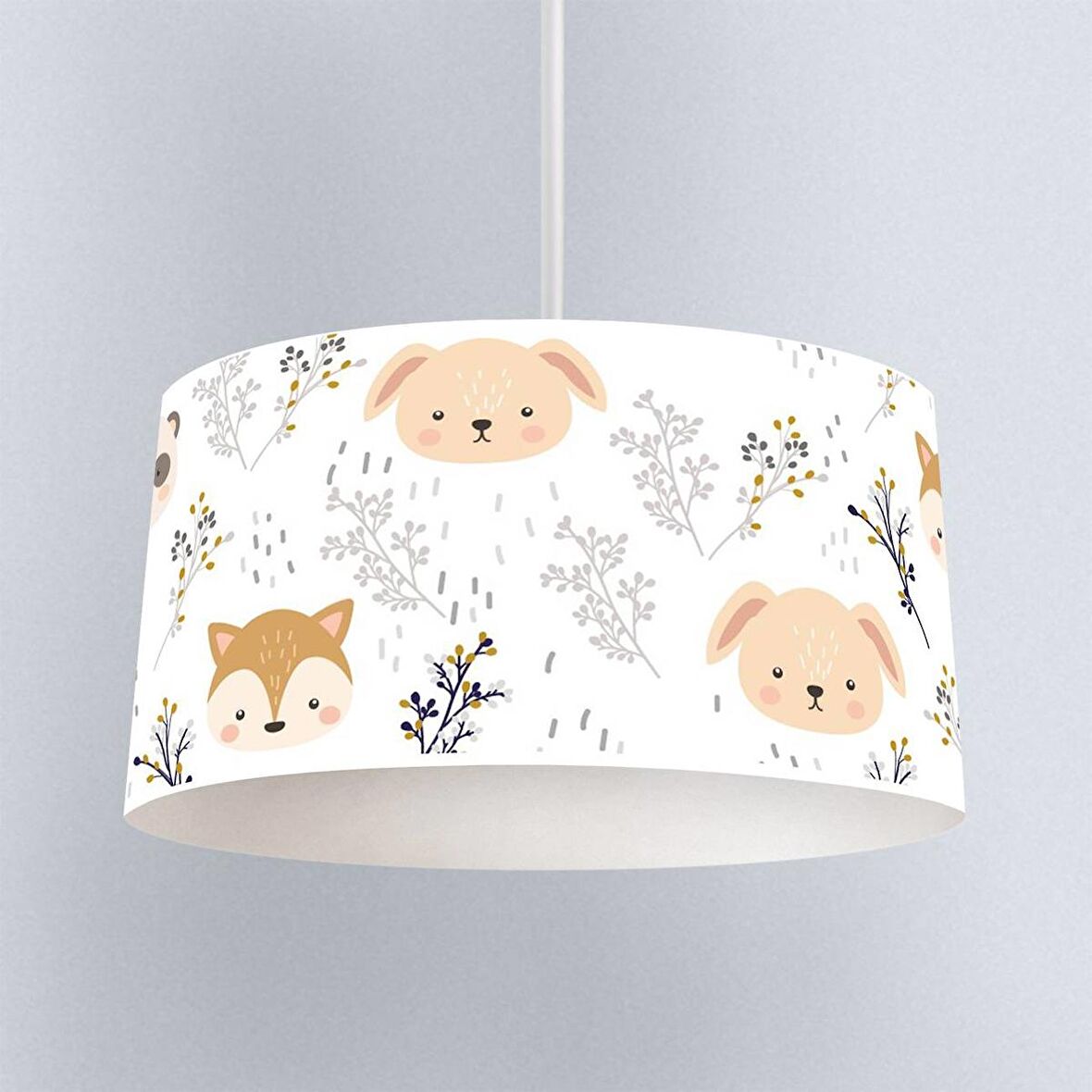 Çocuk Odası Dijital Baskılı Sarkıt Avize Model 1423