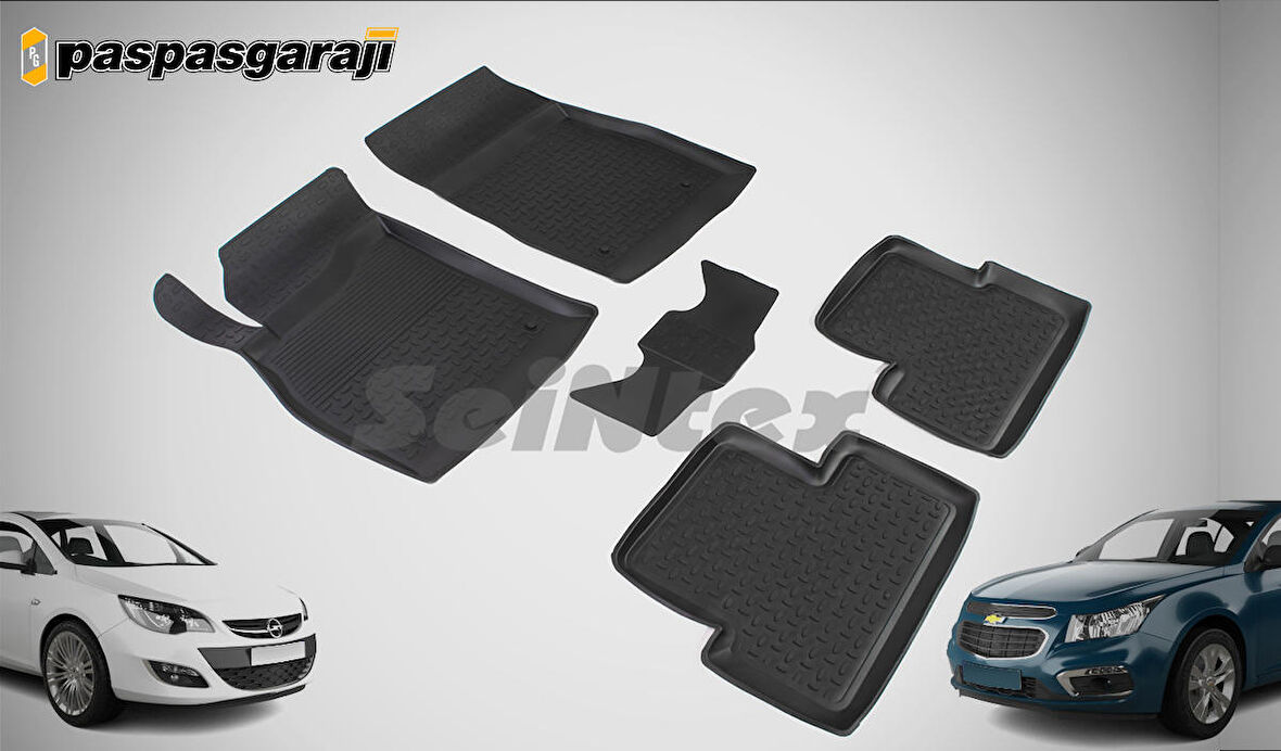 Seintex Chevrolet Cruze 4D Havuzlu Paspas 2009-2015 Arası