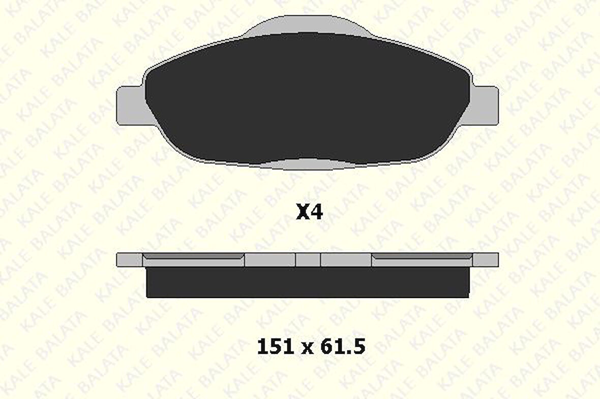FREN BALATA ÖN PEUGEOT 308, 3008, 5008 FİŞSİZ P308-P3008 1.4 16V/1.6 16V/1.6HDI 09/07-->