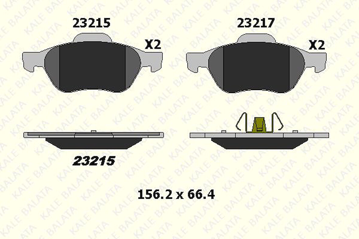 ÖN FREN BALATASI RENAULT LAGUNA II-III MEGANE II