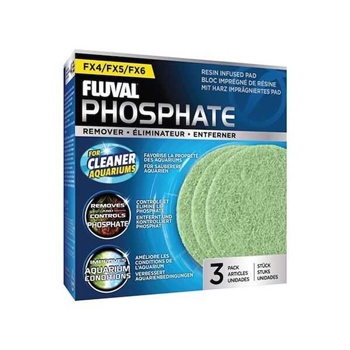 Fluval FX 4-5-6 İçin Phosphate Remover 3 Lü Paket