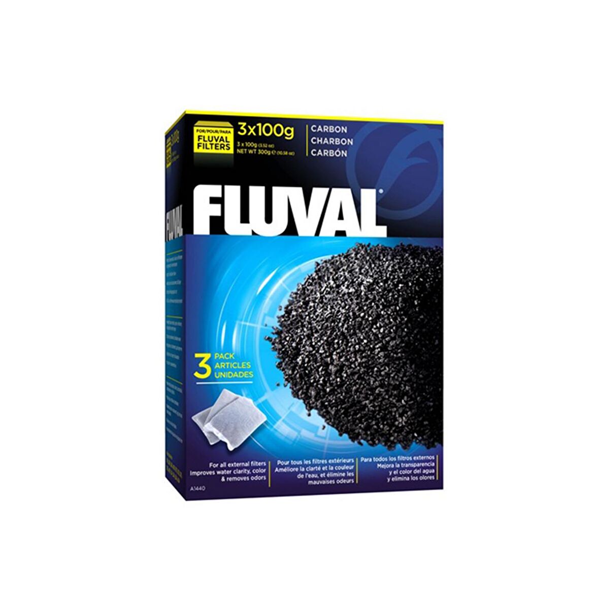 Fluval Karbon Akvaryum Filtre Malzemesi 300 Gr