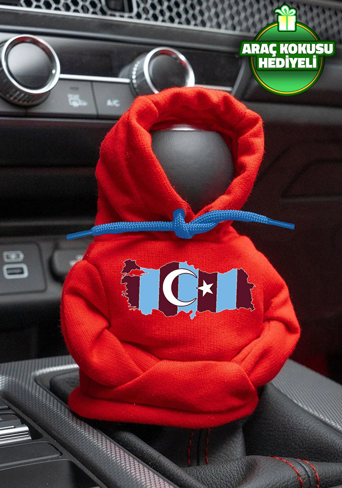 TARAFTAR BORDO MAVİ Vites Hoodie Araç Kıyafeti Vites Poları Oto Aksesuarı Vites Topuzu Sweat