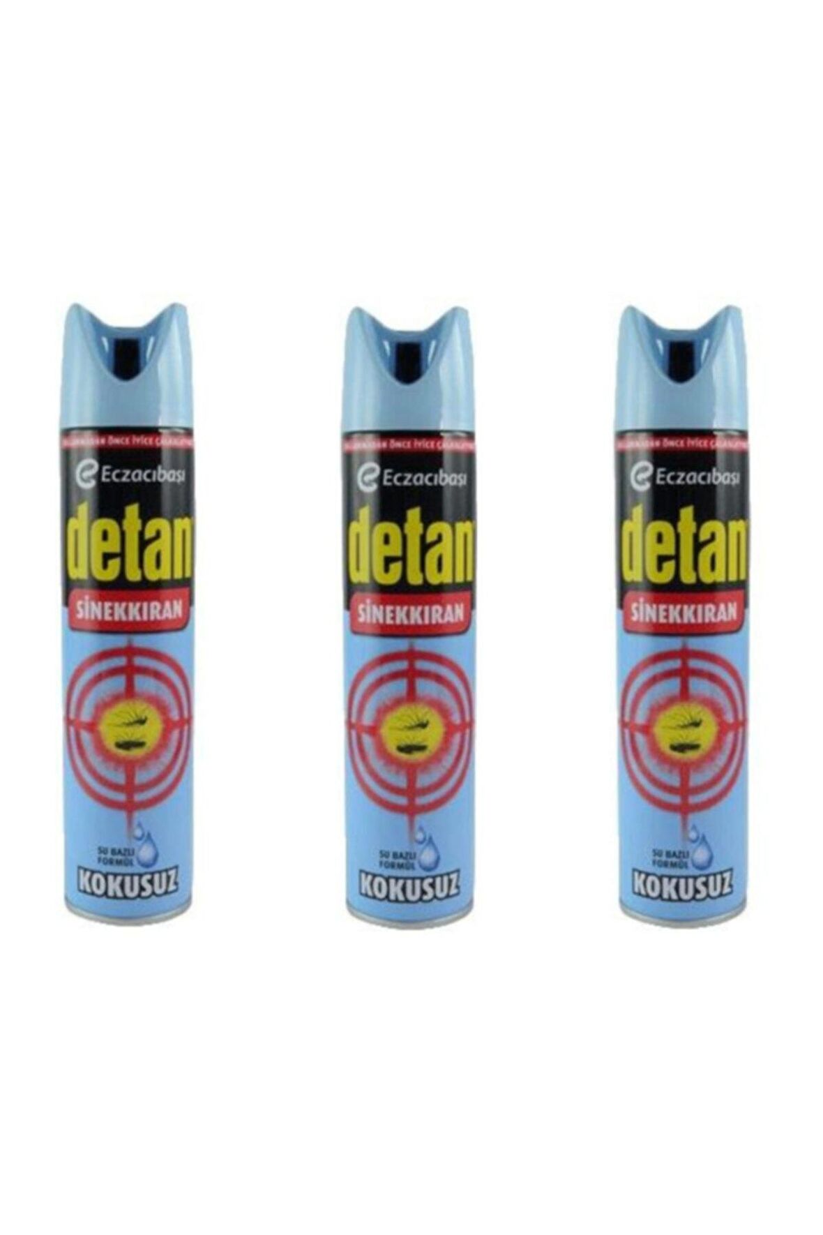 DETAN SİNEKKIRAN KOKUSUZ 275 ML x 3 ADET