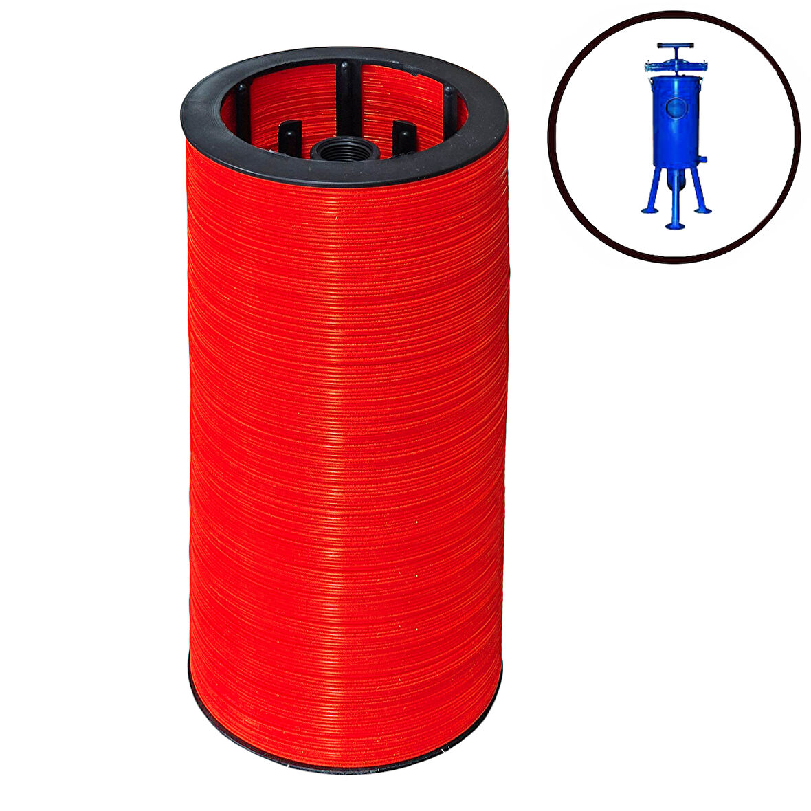 2.5" Damla Sulama Yedek Disk Filtre 35cm Plastik İç Takımı 1.Kalite Yosun Filtresi