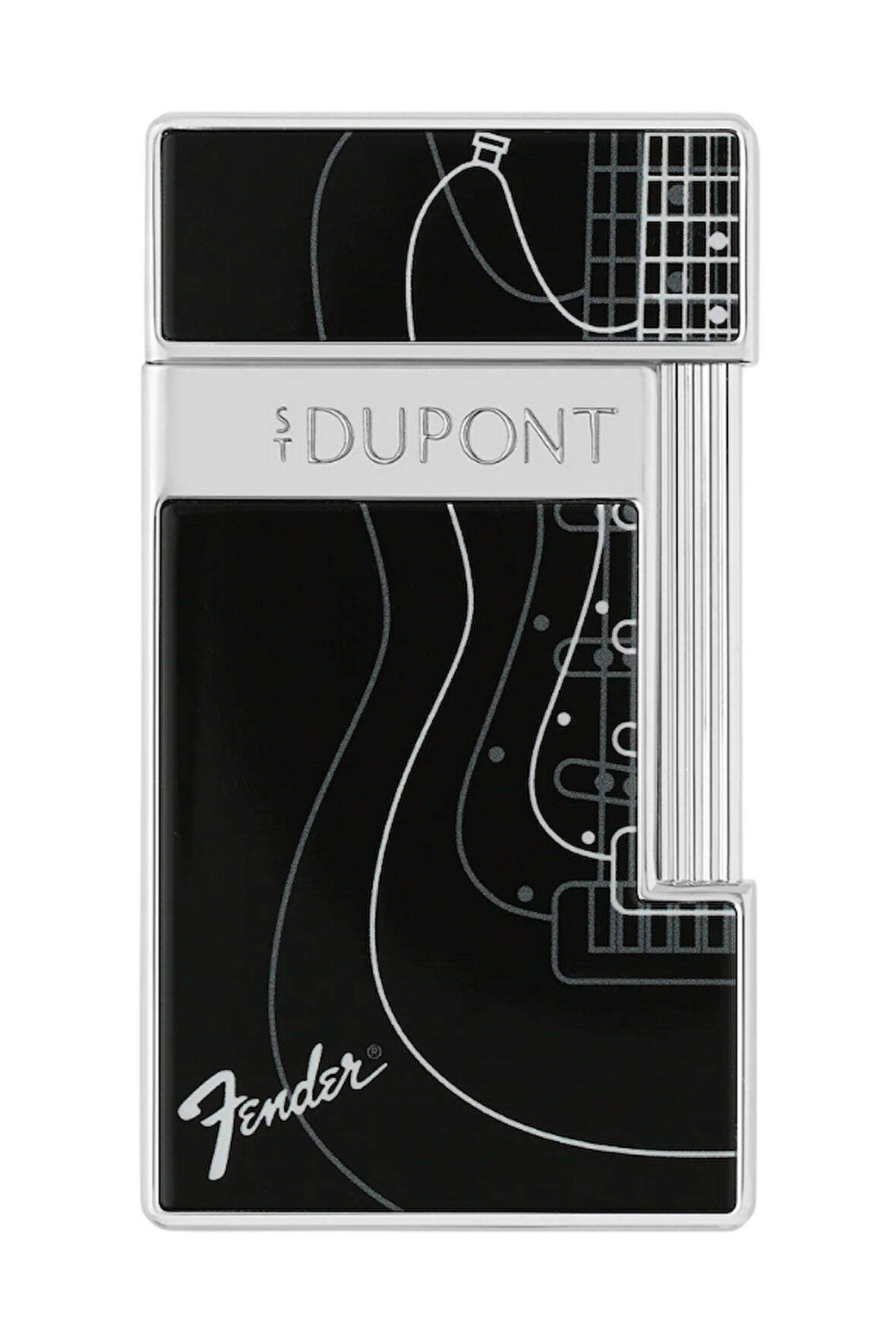 S.T. Dupont Slimmy Fender Siyah Puro Çakmağı 28025