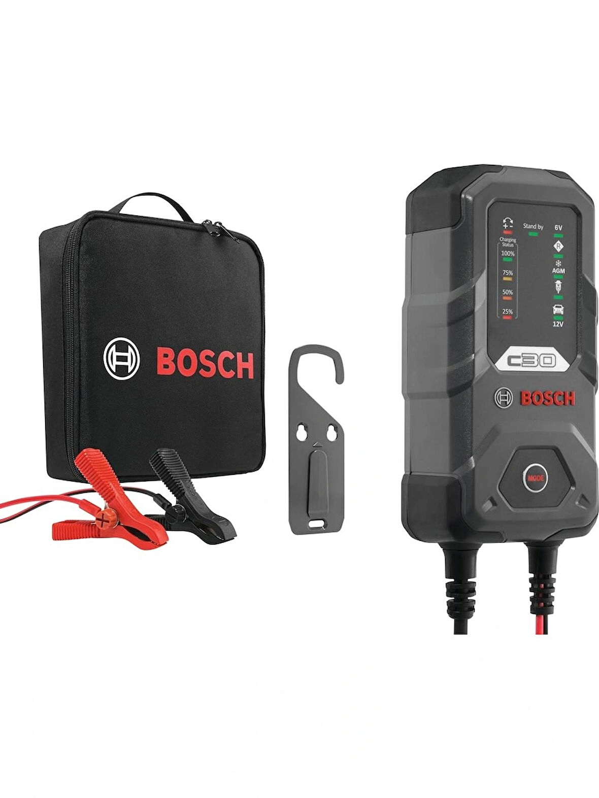 Bosch C30 Akü Şarj Cihazı 6/12 V 3.8 A