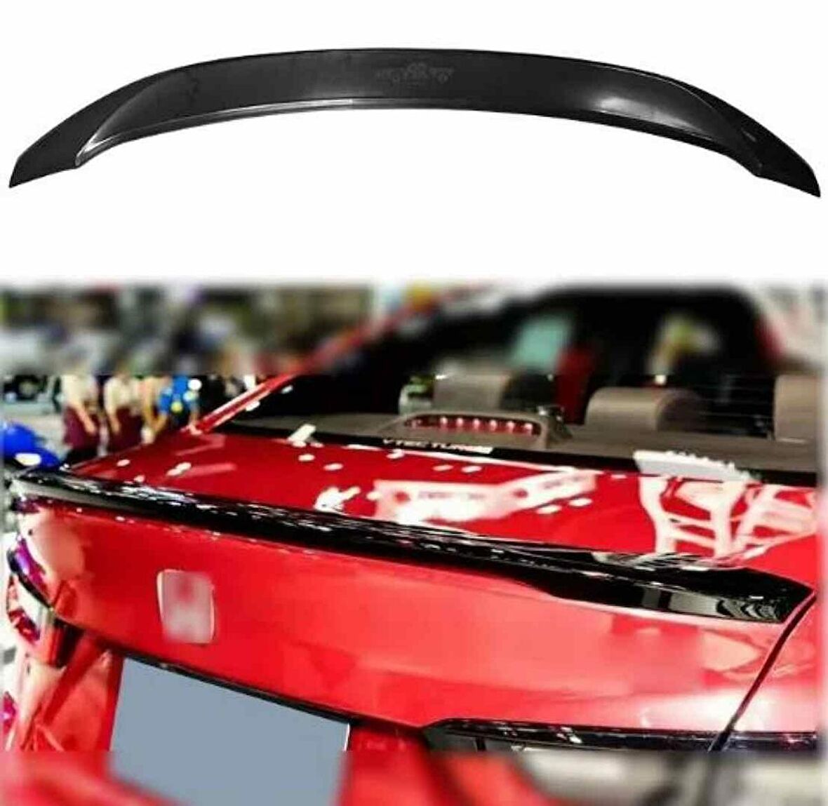 Honda City Rs spoiler boyalı (Pianoblack) 2020 sonrası