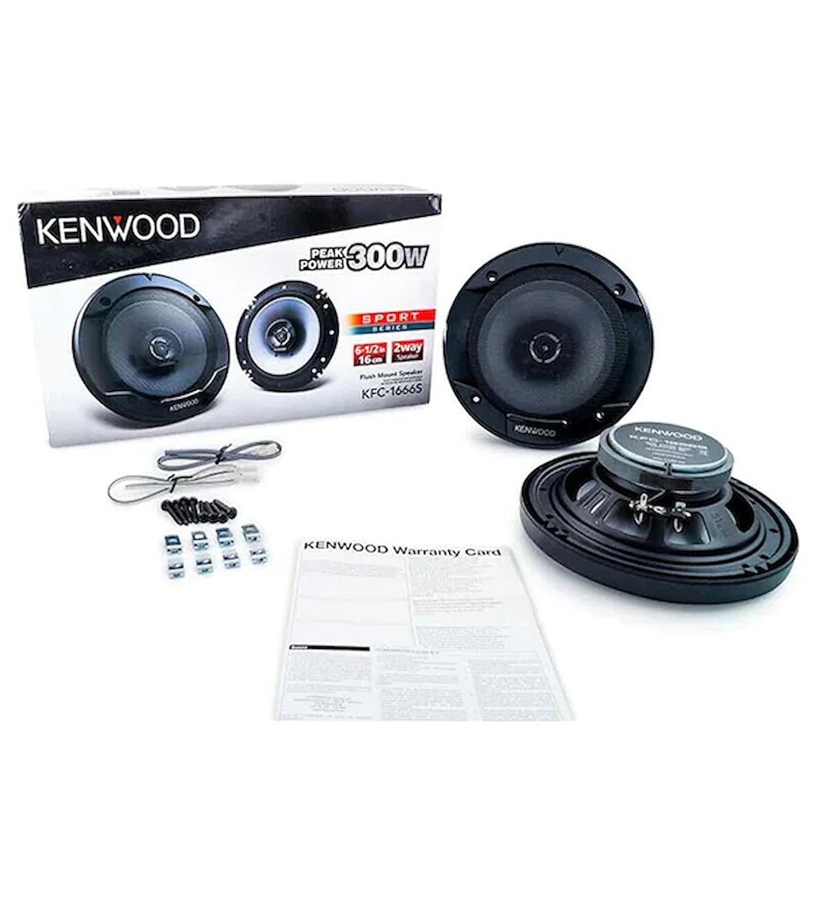 Kenwood Kfc-S1666 16 Cm Kapaklı Tweeterlı 300W Hoparlör takımı