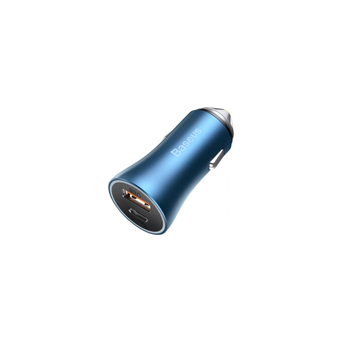 Baseus LED Işıklı Ultra Hızlı Dual Pd U+C 40W Araç Şarjı Araç Çakmaklık Şarjı Typc-E+Usb Girişli