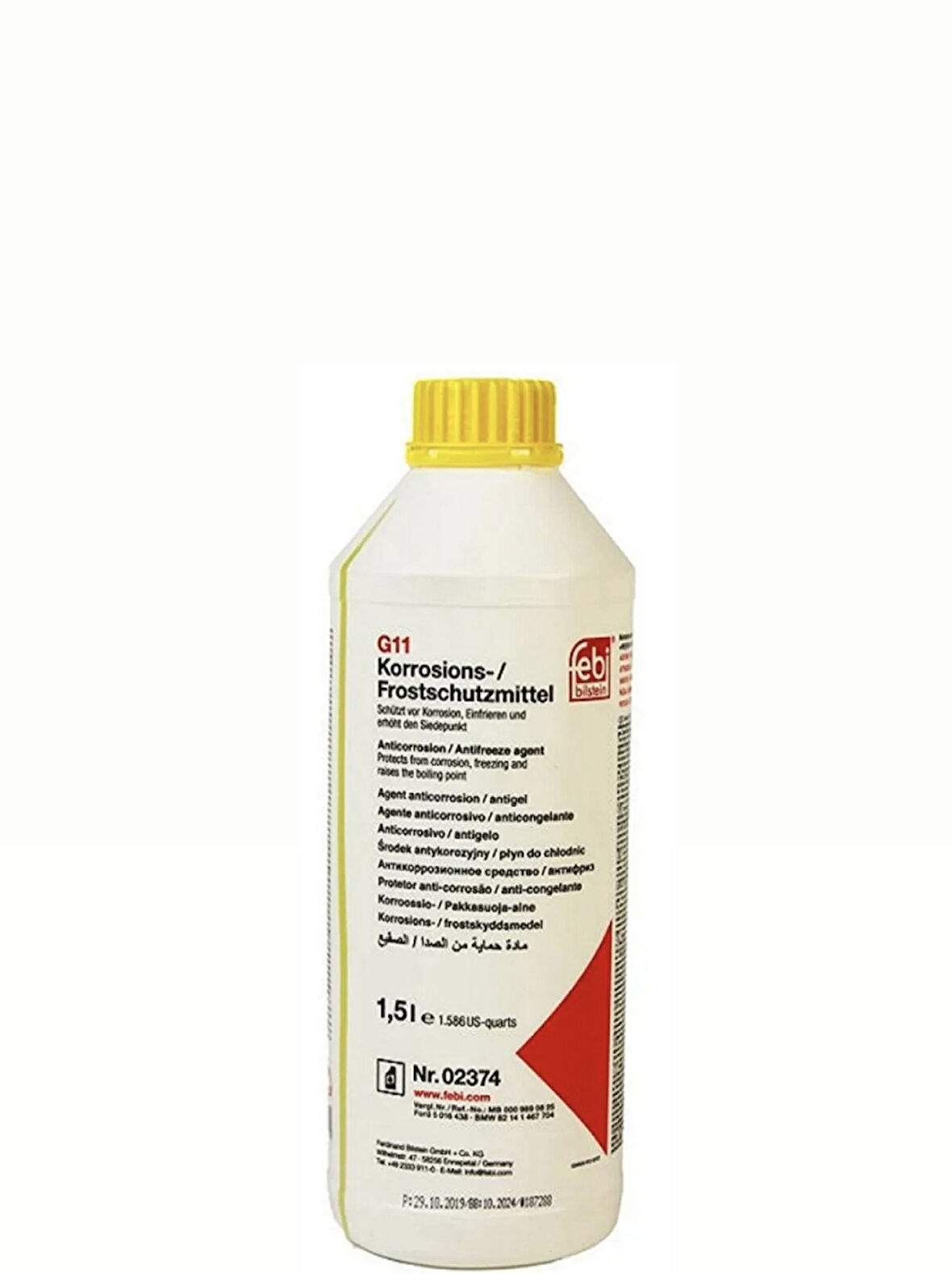 Febi Sarı Antifriz 1,5 L – Peugeot / Citroën / Renault Uyumlu