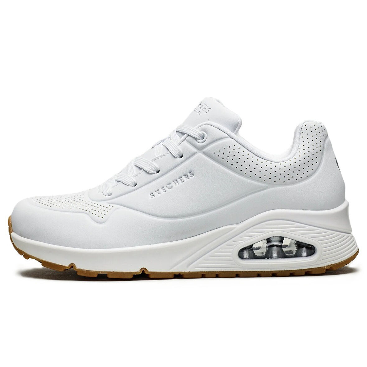 Skechers Uno-Stand On Air Memory Foam Womens Sneaker White Hafızalı Taban Kadın Günlük Spor Ayakkabı Beyaz