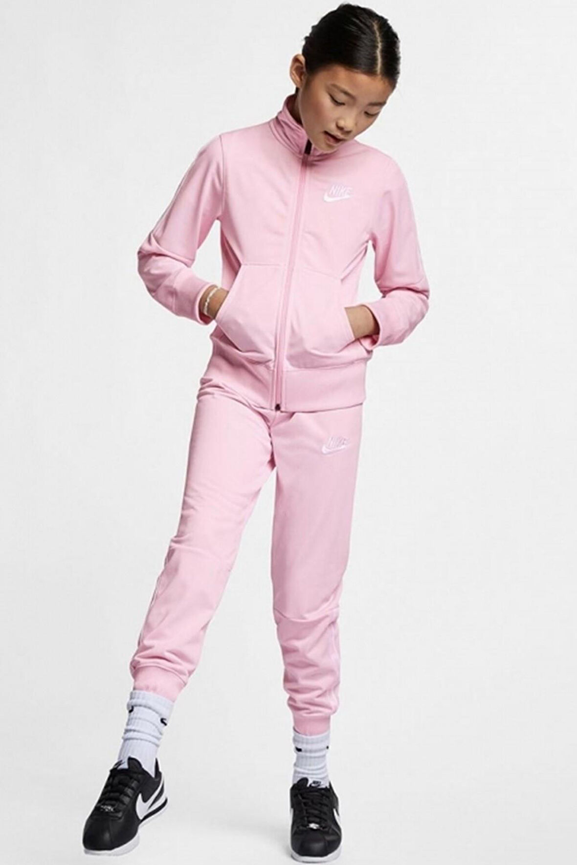 Nike Sportswear Tracksuit Pink Kız Çocuk Eşofman Takımı Pembe