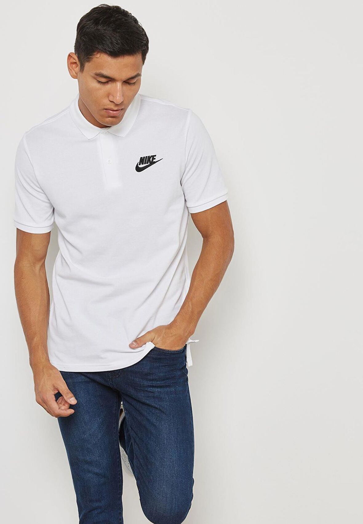 Nike Standart Fit Pamuklu Polo Tişört