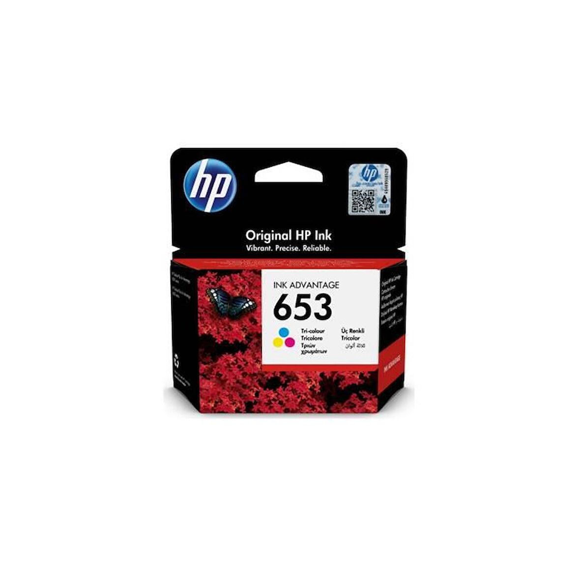 HP 3YM74AE (653) 3 RENKLİ MUREKKEP KARTUSU 200 SAYFA