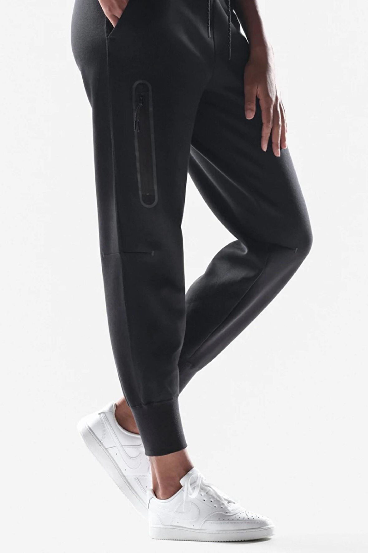 Nike Sportswear Tech Fleece Trousers Kadın Siyah Eşofman Altı 