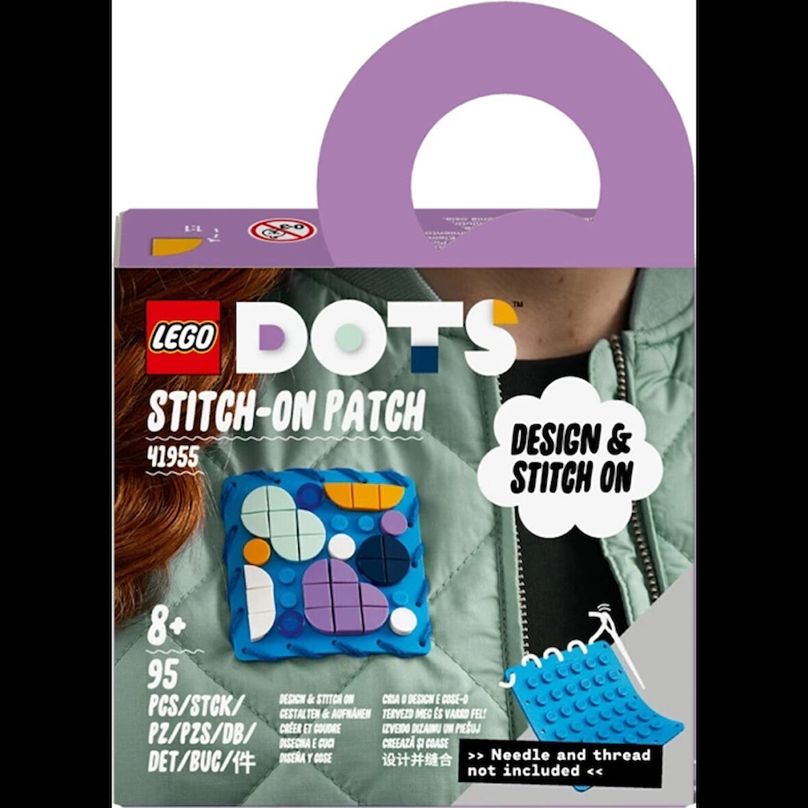 Lego Dots Stitch on Patch