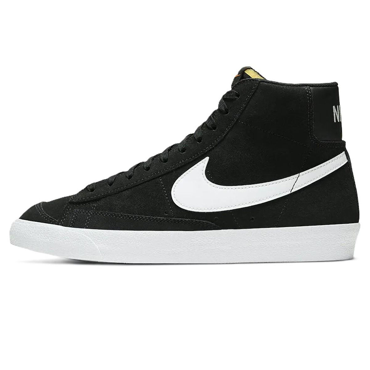 Nike Blazer Mid 77 Leather Hakiki Deri Günlük Bilekli Spor Ayakkabı Siyah
